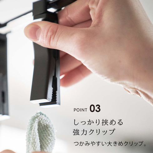 戸棚下回転式クリップ 4連 タワー.|s5
